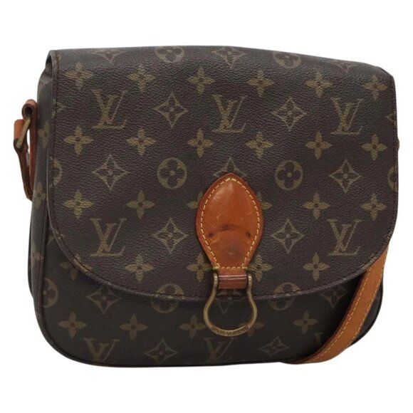 LOUIS VUITTON Monogram Saint Cloud GM Shoulder Bag M51242 LV Auth 140052 - Picture 1 of 15